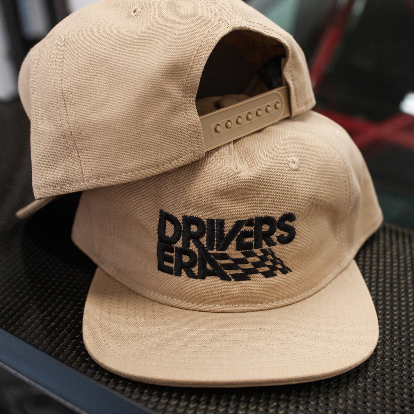 Khaki Canvas Logo Snapback