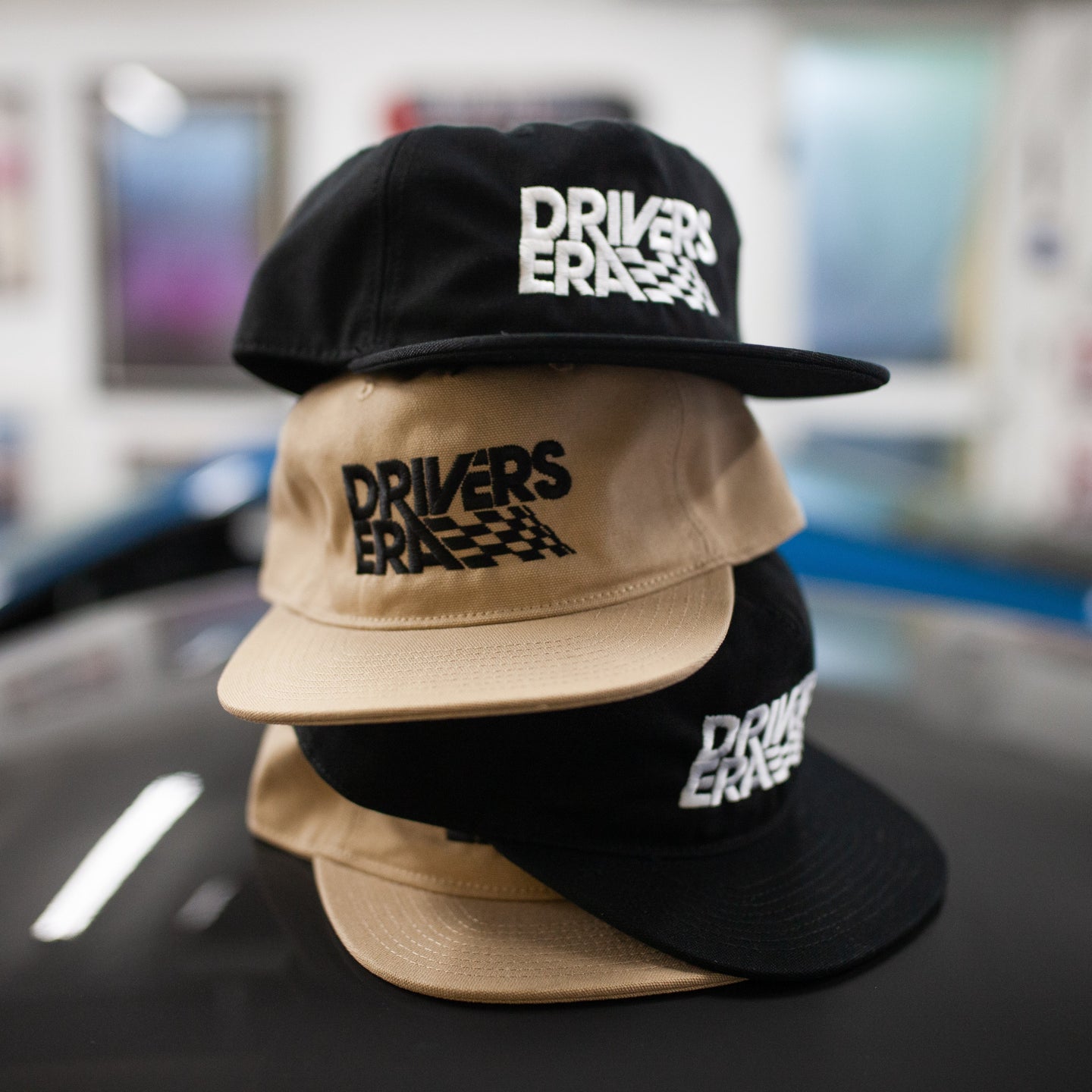 Khaki Canvas Logo Snapback