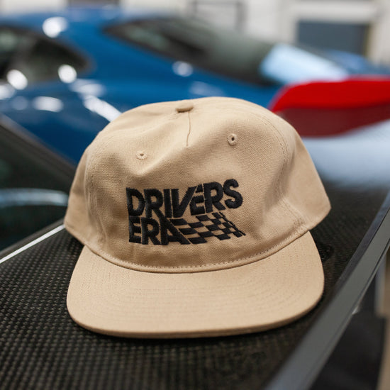 Khaki Canvas Logo Snapback