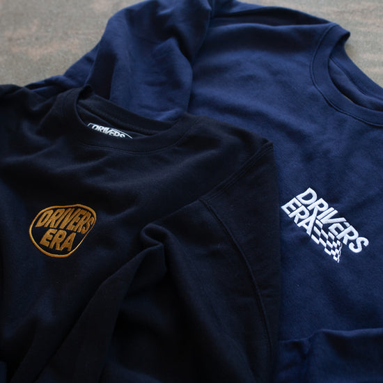 Navy Classic Logo Crewneck Sweatshirt