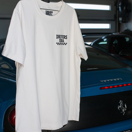 Vintage White Rodeo Logo Tee