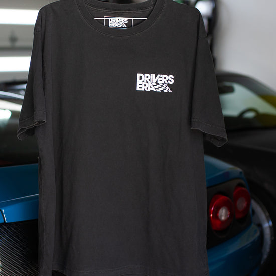 Washed Black Classic Logo Tee