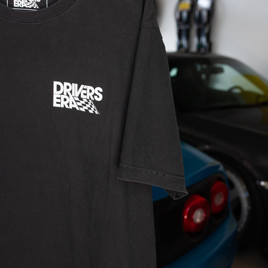 Washed Black Classic Logo Tee