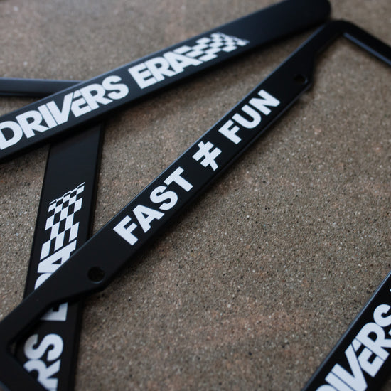 Fast Is Not Fun License Plate Frame