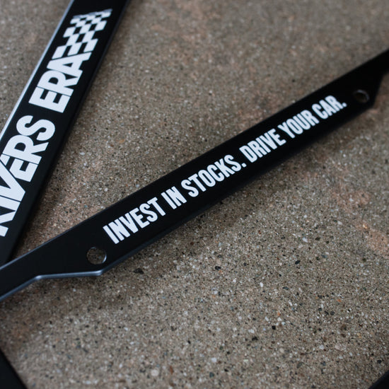 Financial Advice License Plate Frame