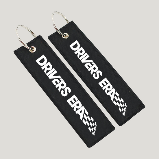 Embroidered Logo Jet Tag Keychain
