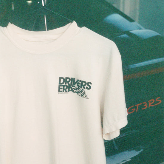 Logo tee: Vintage white