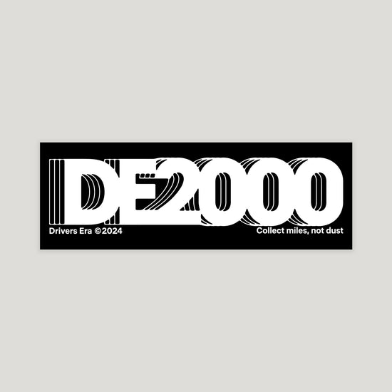 2000s Forever Sticker: Black