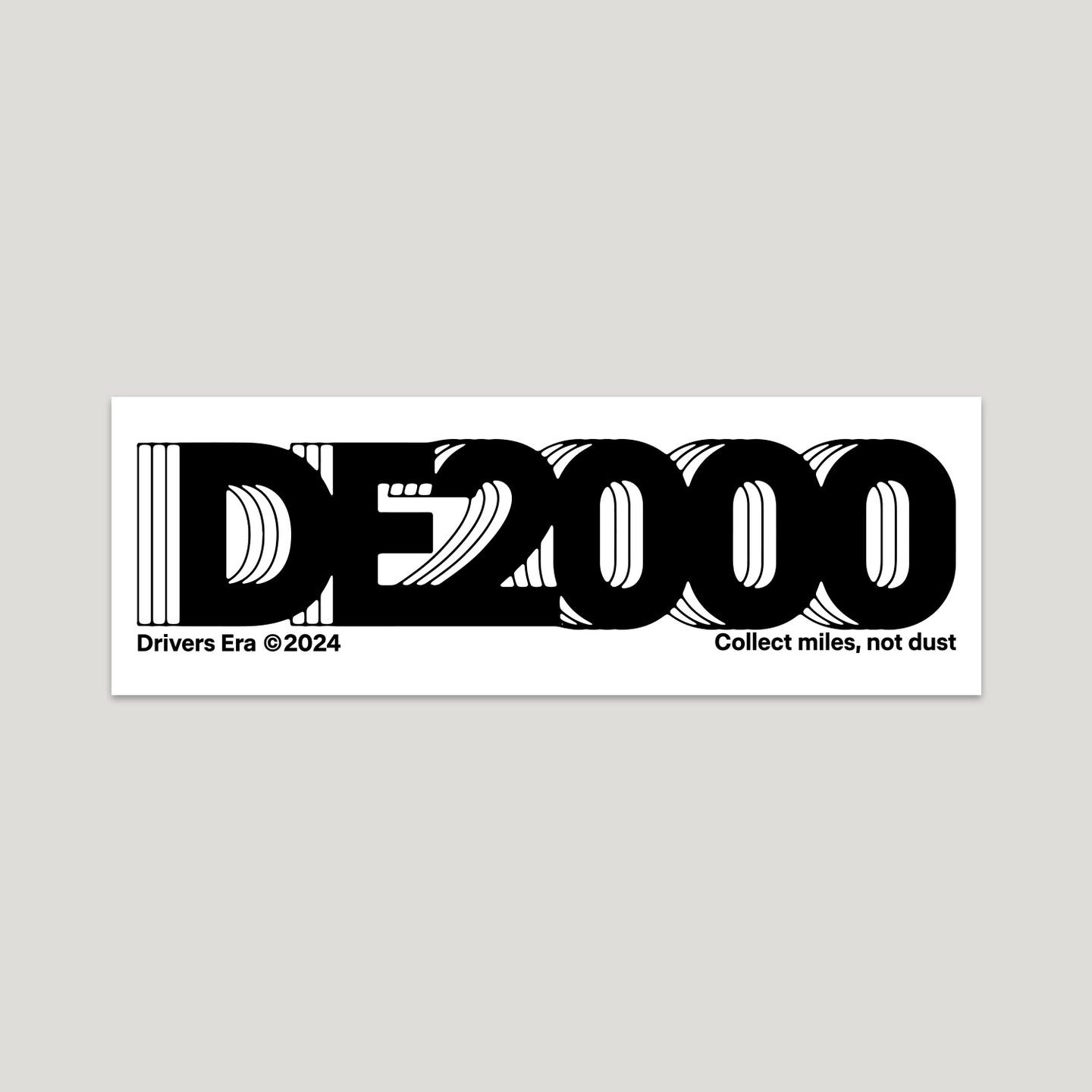 2000s Forever Sticker: White