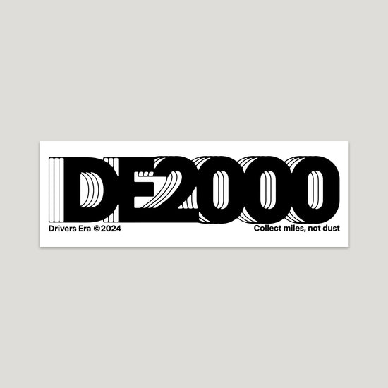 2000s Forever Sticker: White