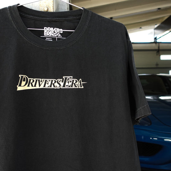 Washed Black Strikethrough Tee V2