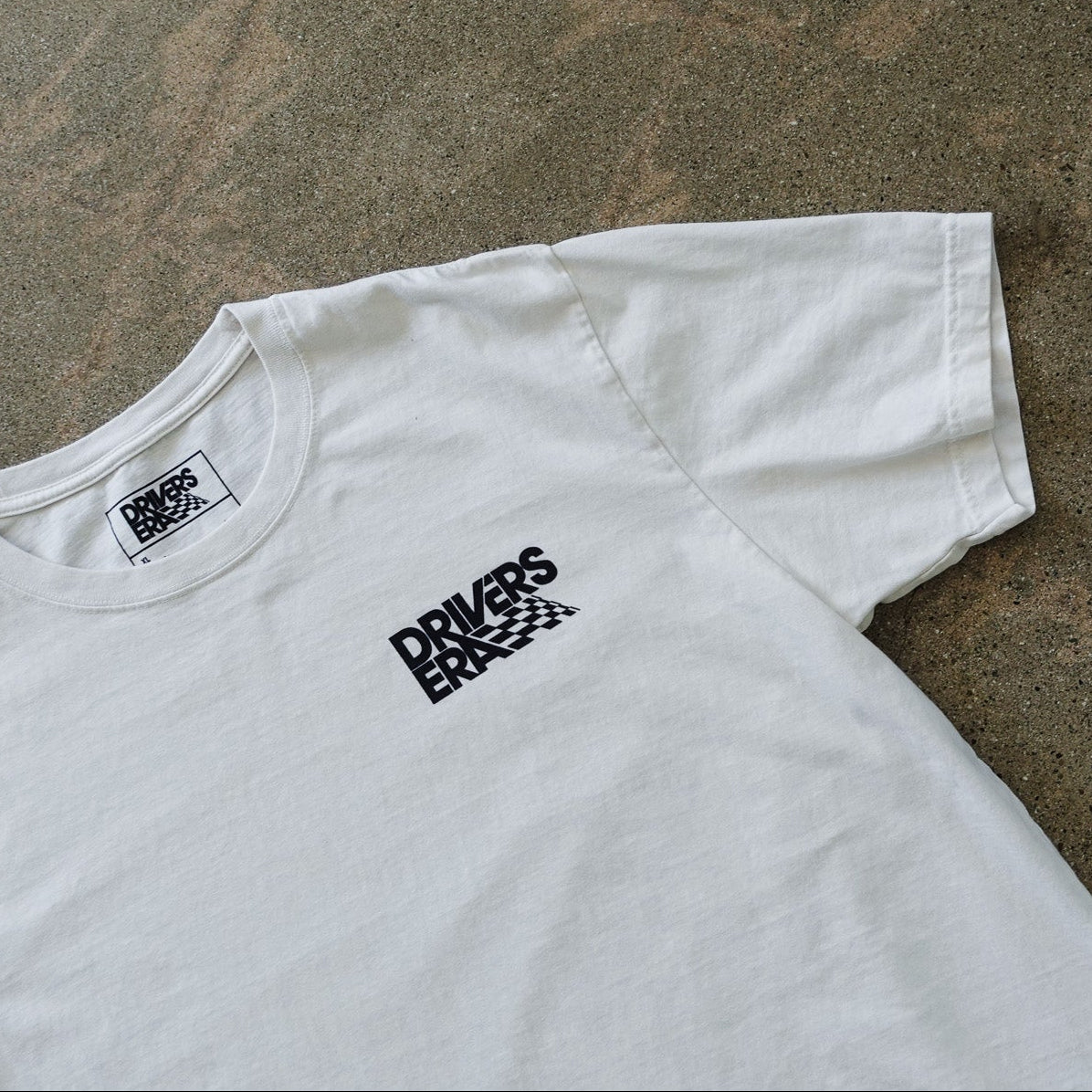 Vintage White Classic Logo Tee