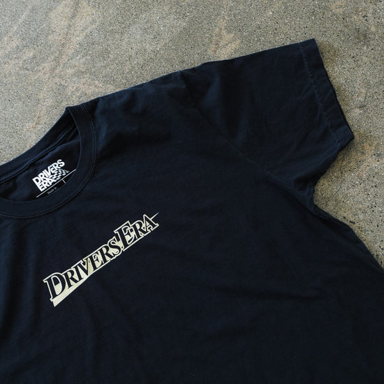 Washed Black Strikethrough Tee V2