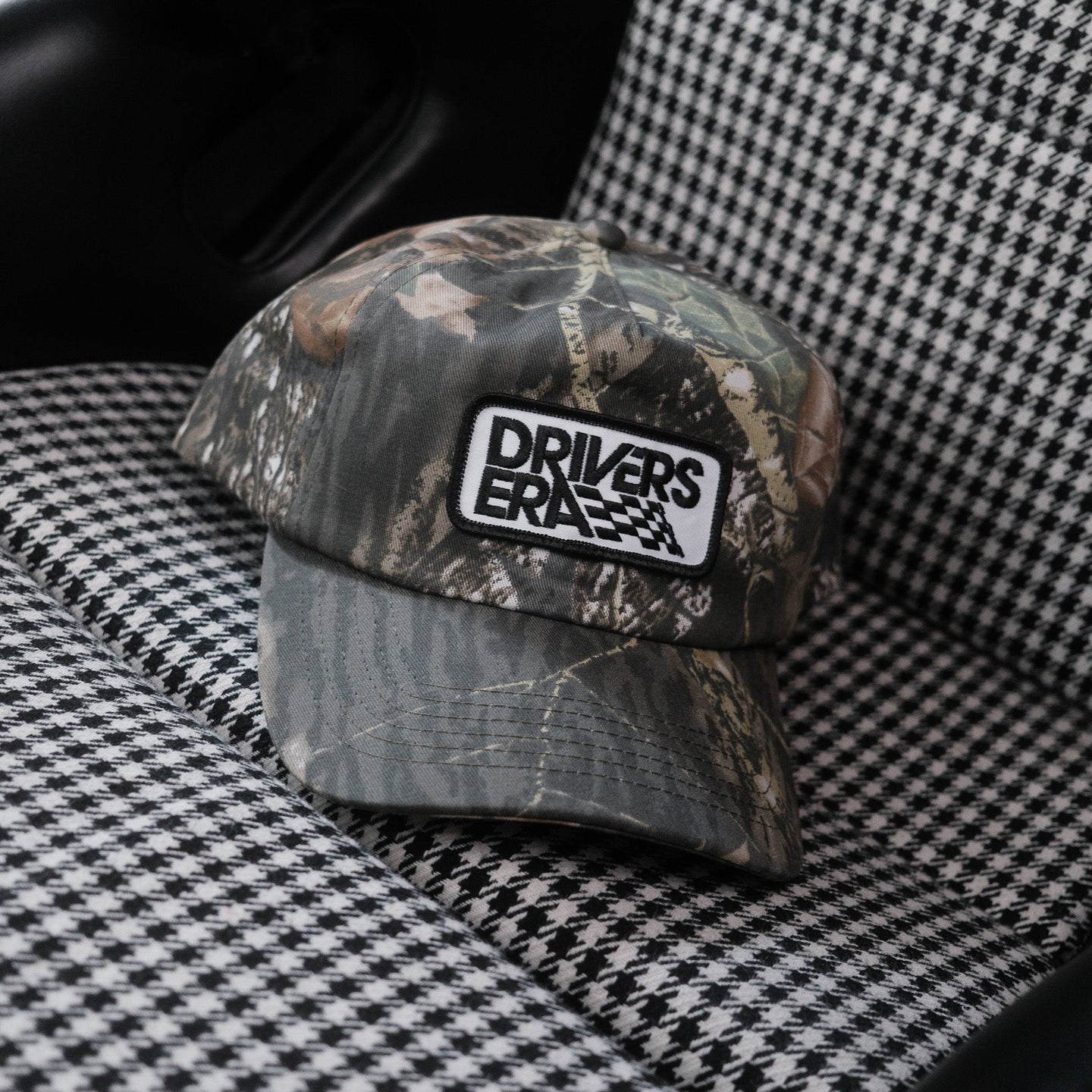 Camo Snapback Logo Patch Hat