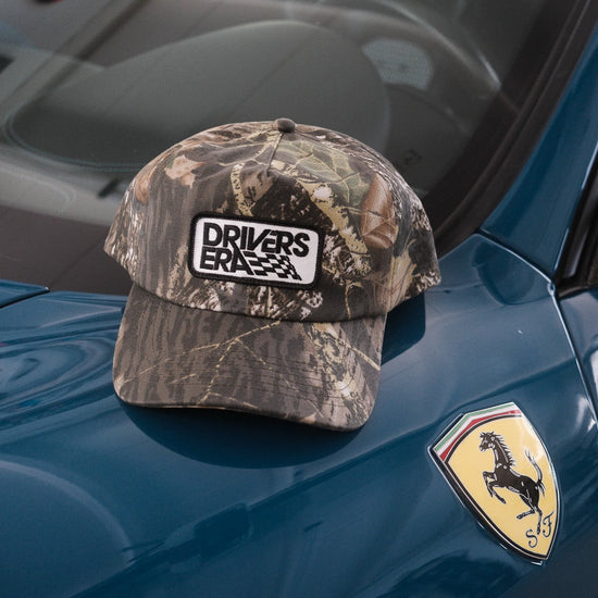 Camo Snapback Logo Patch Hat