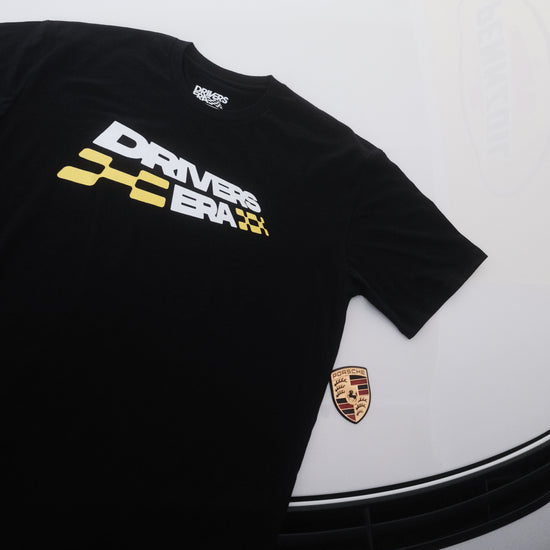 BLACK SKEW LOGO TEE V2
