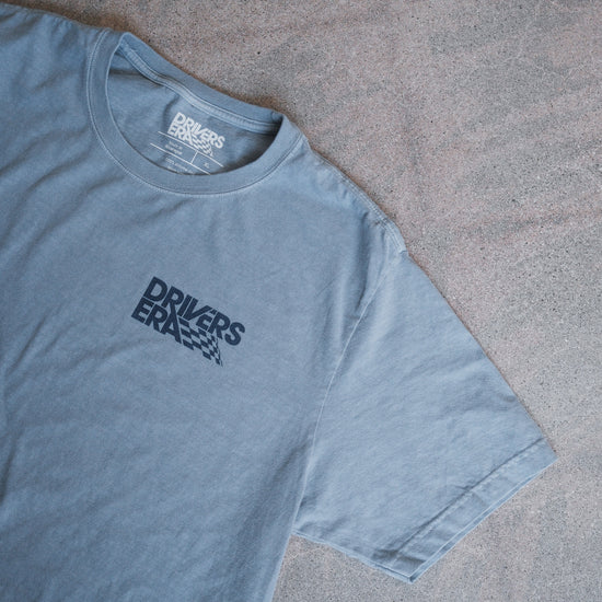 Light Washed Blue Classic Logo Tee