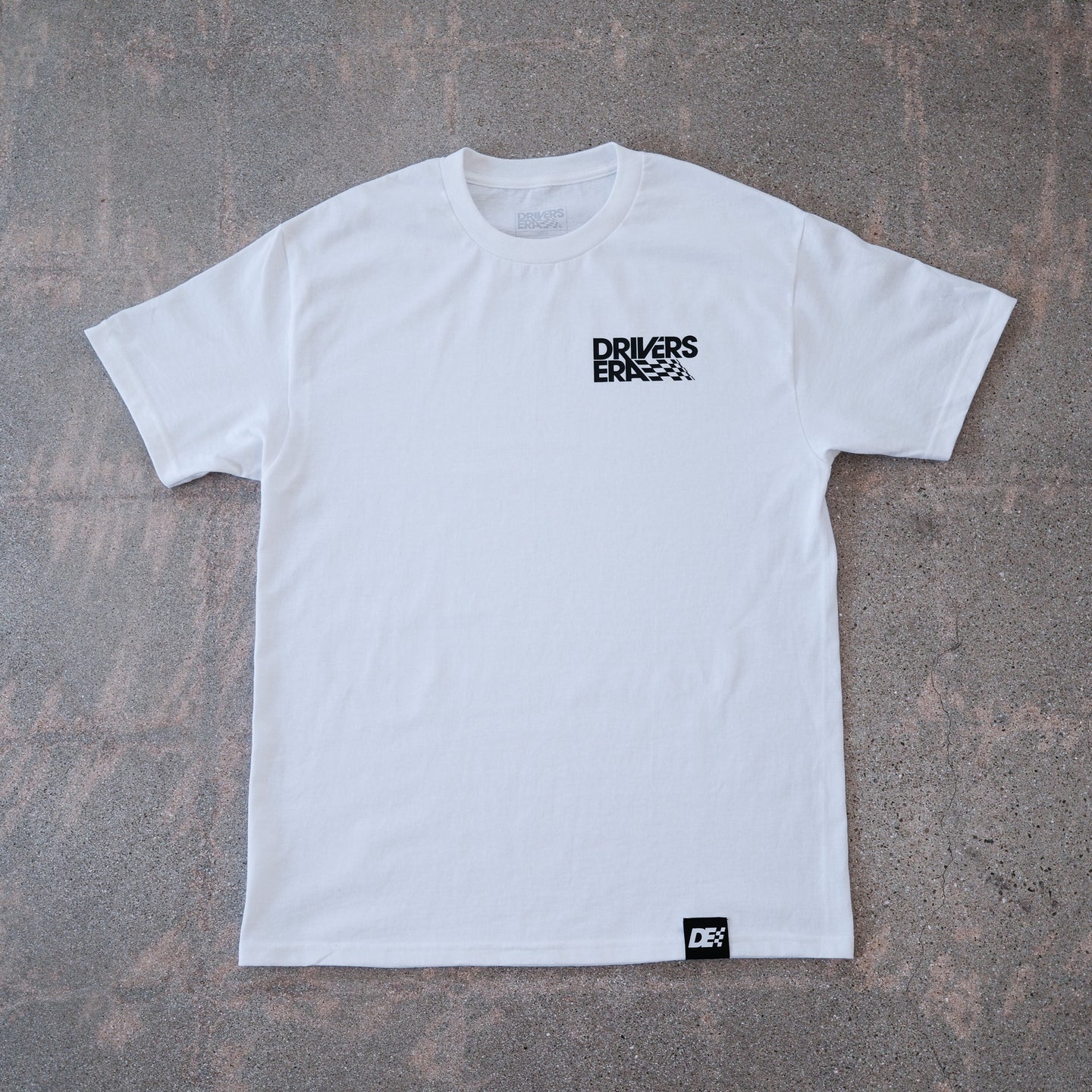 White Classic Logo Tee