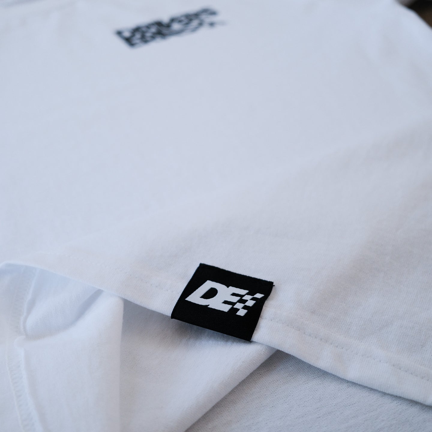 White Classic Logo Tee