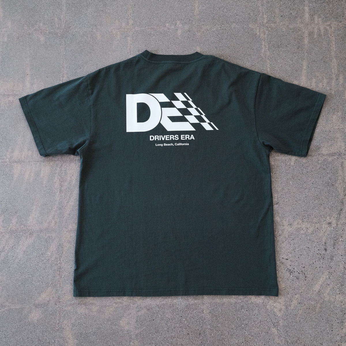 Forest Green Driver's Edge Oversized Box Tee