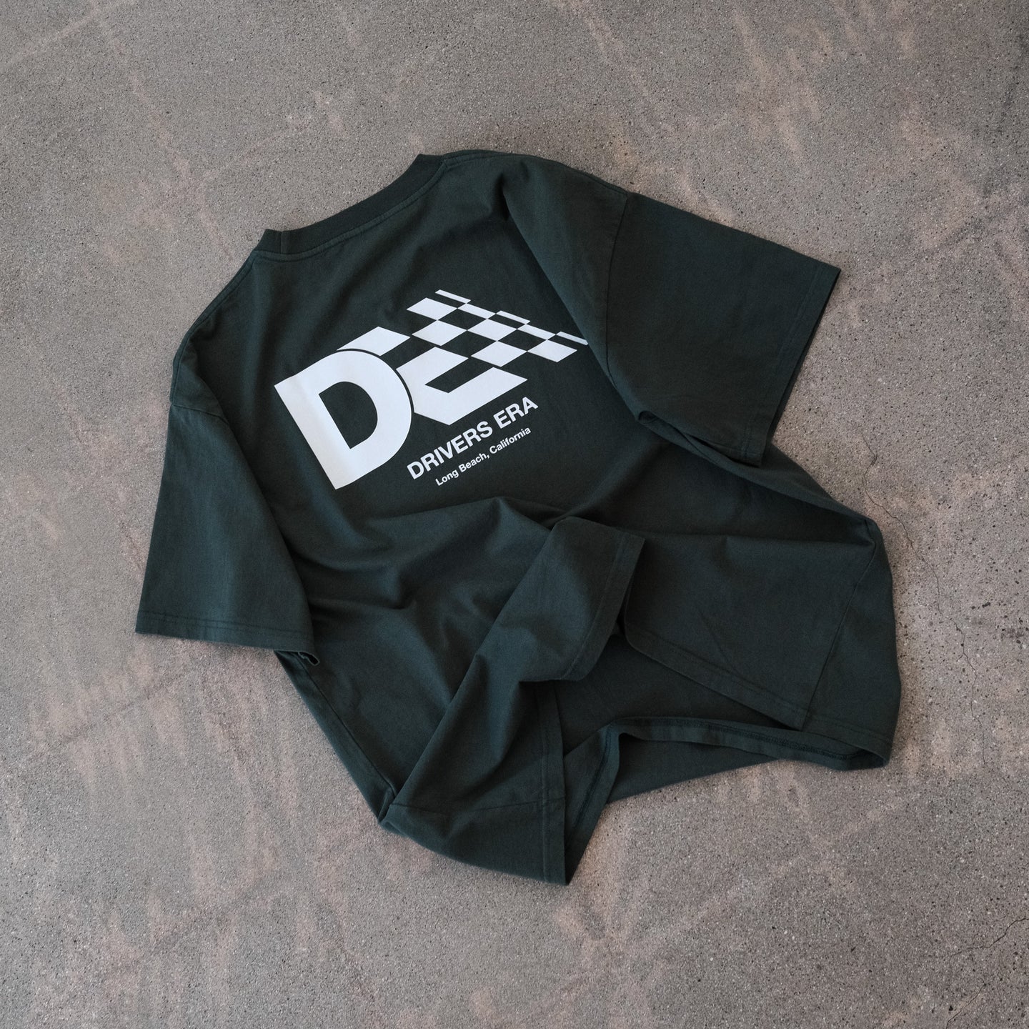 Forest Green Driver's Edge Oversized Box Tee
