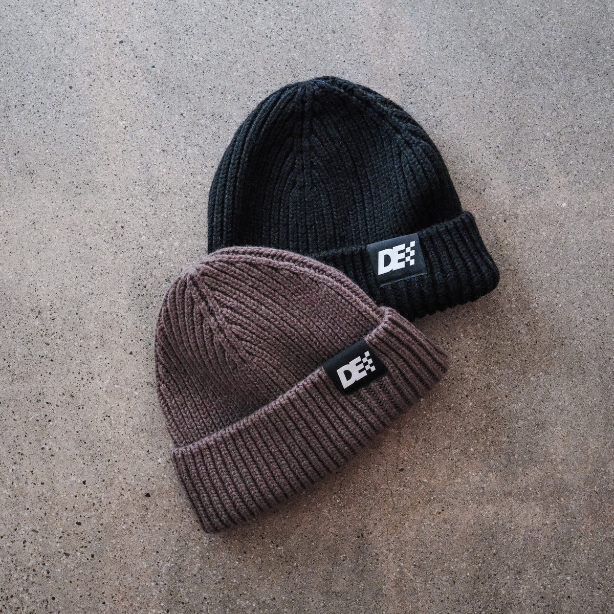 Black DE Gauge Beanie