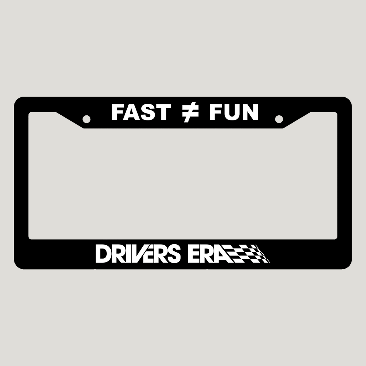Fast Not Fun License Plate Frame