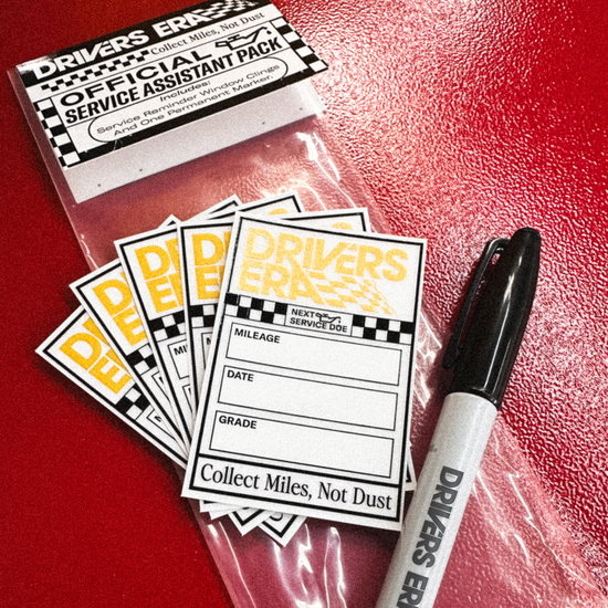 Service Reminder Vinyl Cling