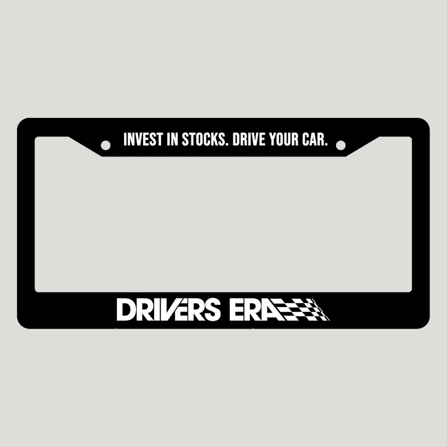 Financial Advice License Plate Frame