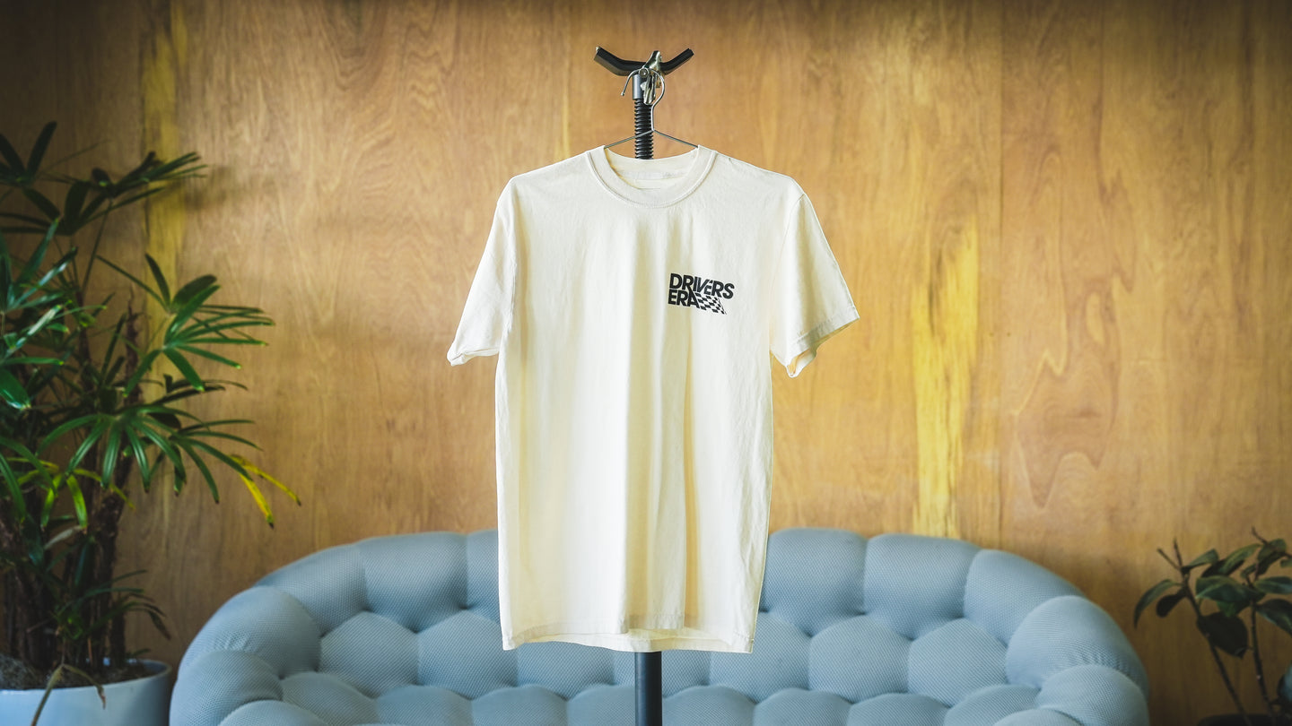 Logo Tee: Vintage white