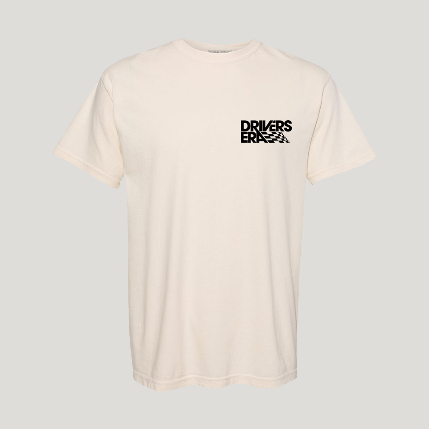 Logo Tee: Vintage white – Drivers Era