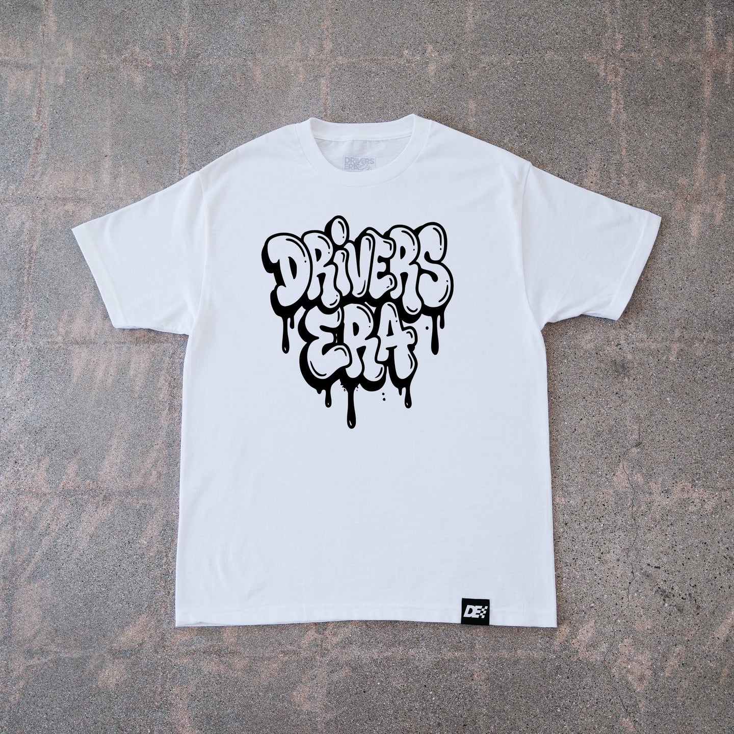 White Drip Tee