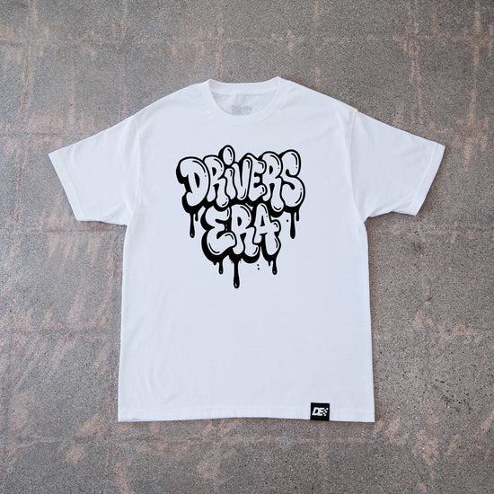 White Drip Tee